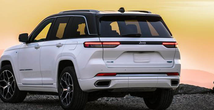 Custom Jeep Grand Cherokee  SUV/SAV/Crossover Trunk Wing (2022 - 2022) - $375.00 (Part #JP-016-TW)